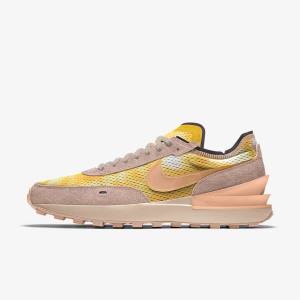 Women's Nike Waffle One By You Custom Trainers Multicolor | NK154XDY