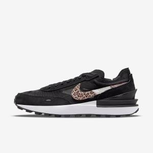 Women's Nike Waffle One SE Trainers Black / Multicolor | NK074ZBF