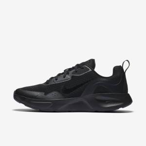 Women's Nike Wearallday Trainers Black | NK782SHB