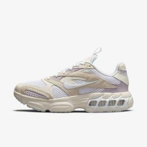 Women's Nike Zoom Air Fire Trainers White / Purple / White | NK349PNO